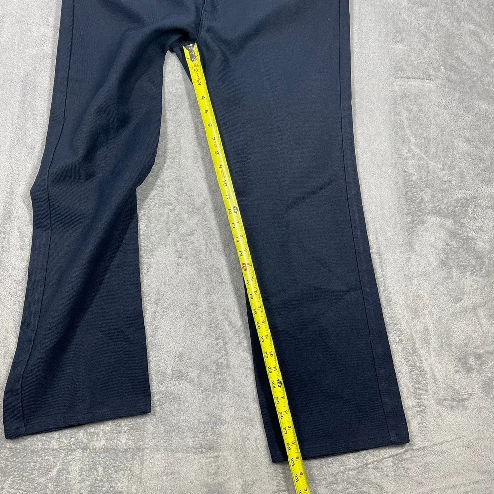 Levi's Slacks Mens 36(34)x30 Navy Blue Vintage Dacron Polyester Pants USA READ